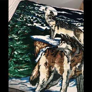 New The Northwest Company Plush Animal Blanket 50"x60"